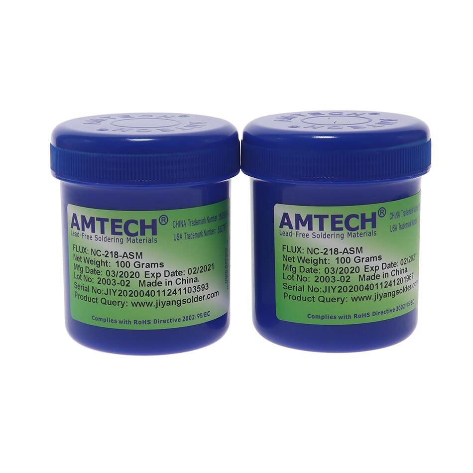 AMTECH NC-218-ASM Flux 100% Original Can Check the Authenticity Tin for Welding Solder Paste Rma218 Flux for Soldering Welding