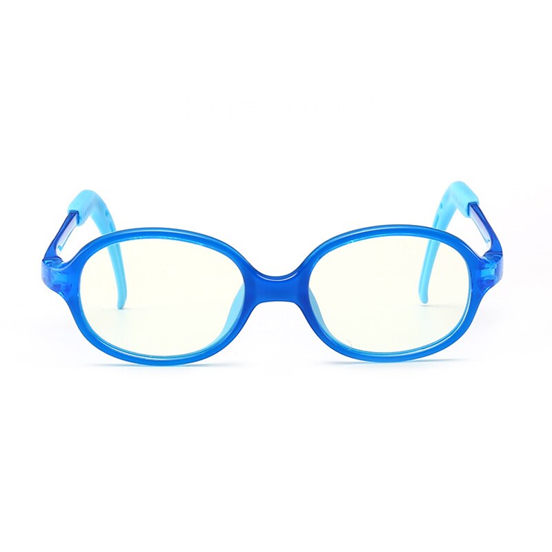 Iboode, nuevas gafas de protección contra luz azul para niños, espejo de cristal redondo de rayos lisos para niño y niña, armazón de gafas para ordenador, gafas ópticas claras, bonitas para niños