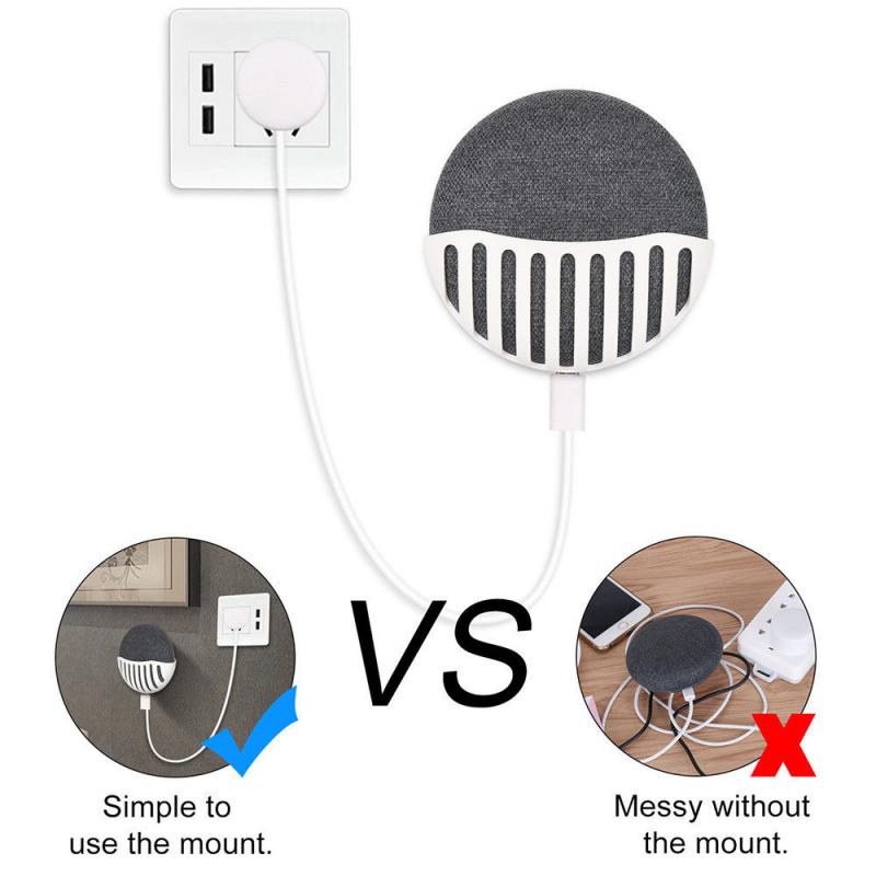 Newest Wall Mount Hanger Stand For Google Home Wall Mount Mini Voice Assistant Compact In Kitchen Bathroom Bedroom