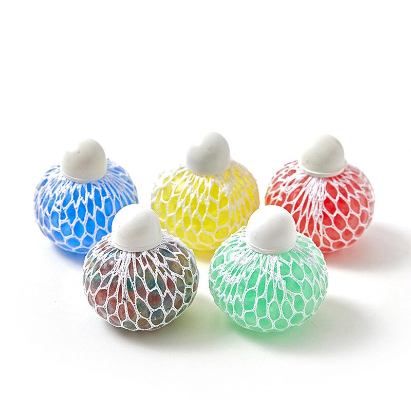 Reliever Stress Gezicht Reliever Druif Bal Squishy Mesh Autisme Stemming Squeeze Relief Adhd Gezonde Leuke Speelgoed Geek Gadget Vent