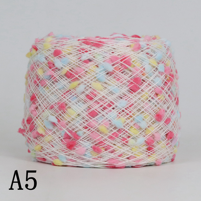Fil de Nylon perlé coloré au Crochet 50G, fil de partenaire pour le tricot à la main pour les vêtements de bricolage: A5