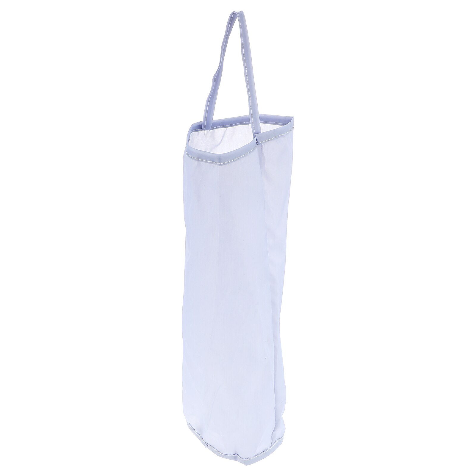 Kitchen Wall Mount Grocery Bag Dispenser Plastic Bag Holder Garbage Bag Organizer: Grey