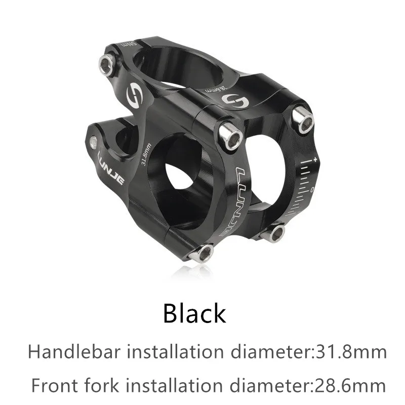 Tige de vélo de route et vtt CNC, pont de vélo de montagne, puissance courte 31.8mm, élévateur d'escalade haute résistance: WHITE