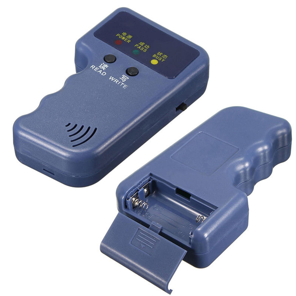 Copieur portatif 125KHz EM4100 RFID, copieur, duplicateur, programmateur, lecteur avec identification inscriptible, étiquettes et cartes