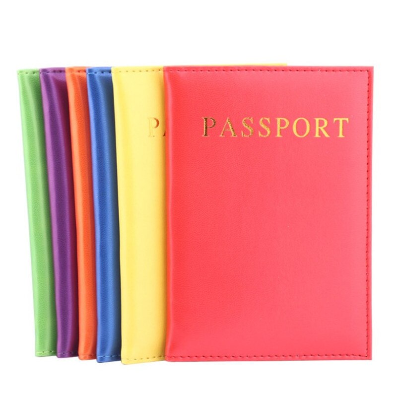 Universal Travel Paspoort Deksel Vrouwen Pu Leer Leuke Roze Paspoort Mooie Meisje Paspoort Case Reizen Covers Voor Paspoorten