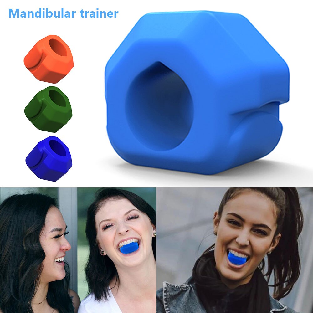 JawLine Exerciser Tone Your Face Facial Toner Anti-Wrinkle Facial Muscle Jaw Trainer Chews Device Face-lift Artifact Beauty