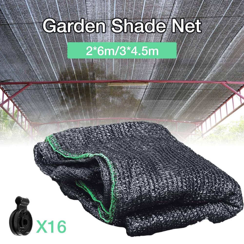 Sunshade Net Anti-UV Cover 50% Shading Rate Net Sunblock Greenhouse Cloth for Garden Plants Outdoor Shade Screen