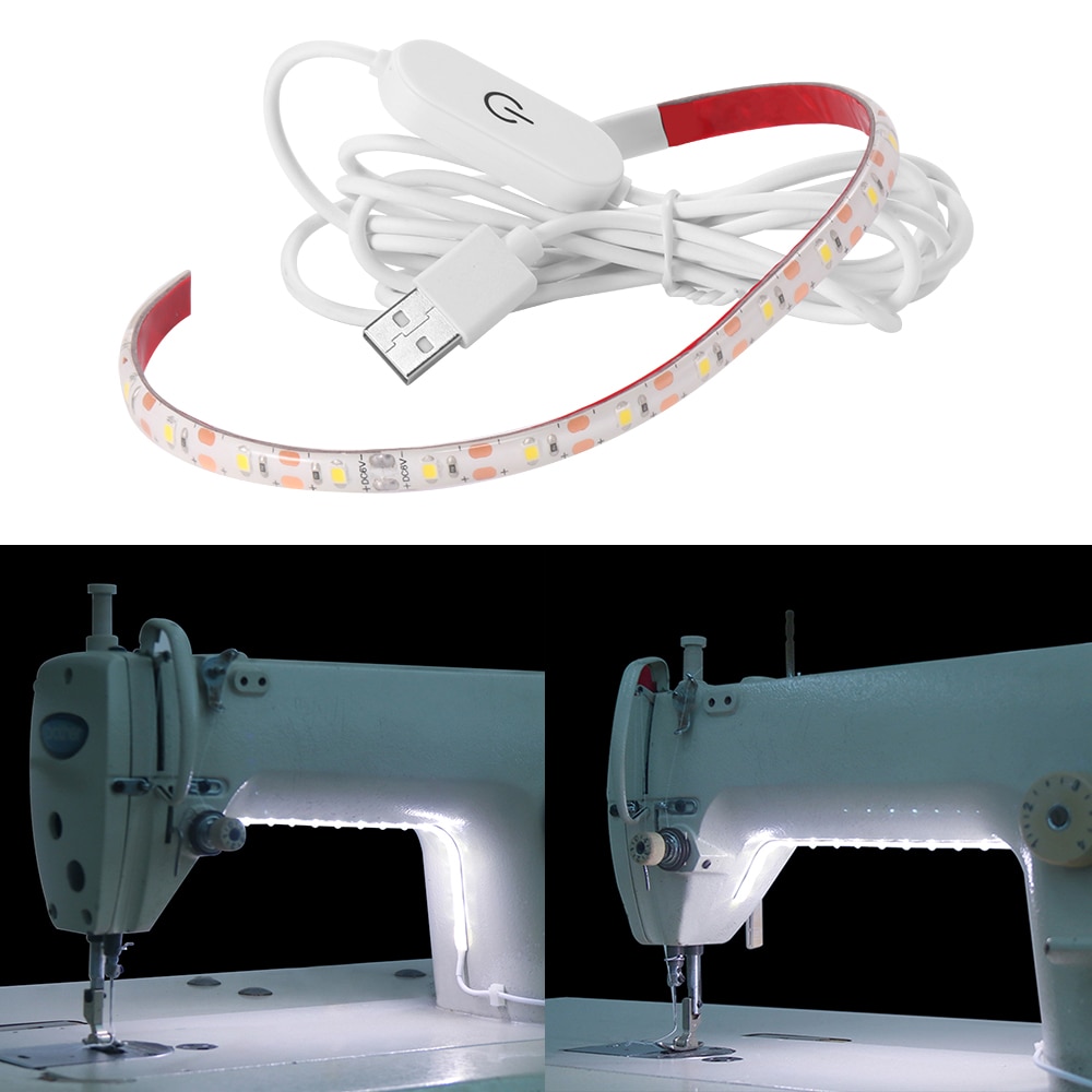 Flexibele USB Naaimachine Led Strip Licht Kit Met Touch Dimmer En USB Voeding voor Industriële Machine Werken