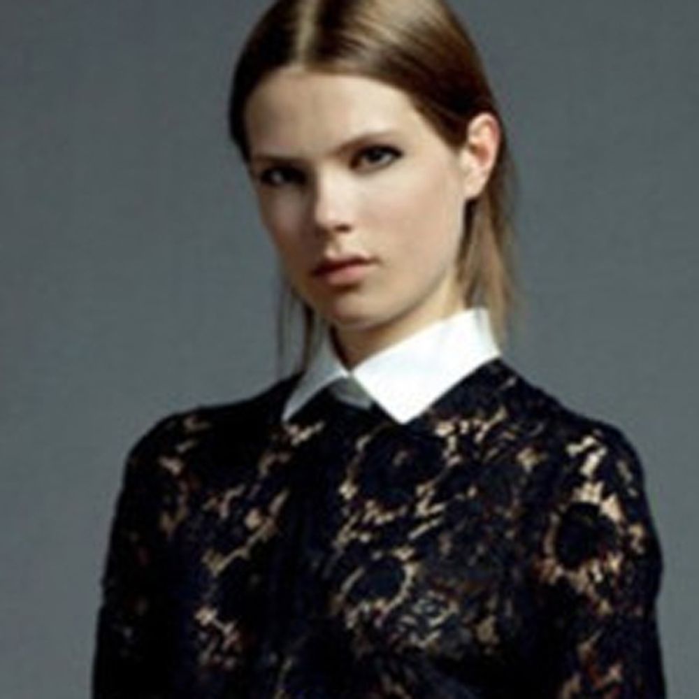 Ensfarvet skjorte blonder falsk krave hvid & sort bluse vintage aftagelig krave dametøj tilbehør