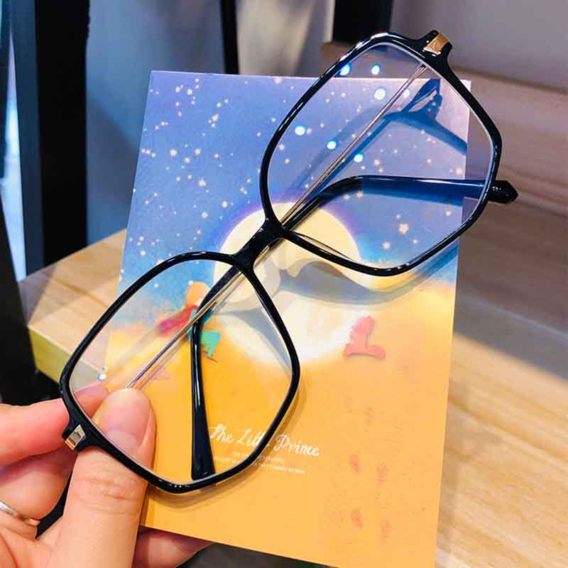Ahora Oversize Anti Blue Light Reading Glasses Plygon Alloy Women&amp;Men Presbyopic Eyeglasses With Diopter +1.0...+4.0
