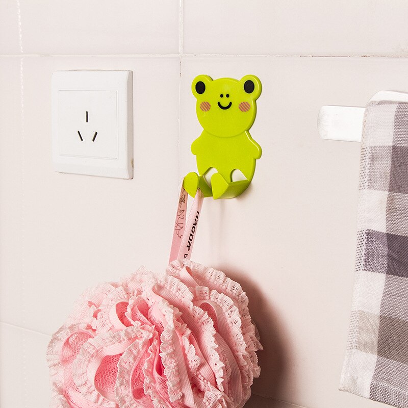 Cartoon dier gebonden apparaten stekker plakhaak stopcontact stekker organiseren opbergrek haak 2 stuks