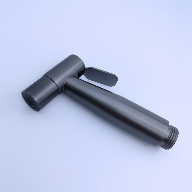 Metal Grey Wc Schoonmaken Abs Sproeier Set Bidet Shattaff Met Rvs/Pvc Slang Plastic Houder Hoge Druk