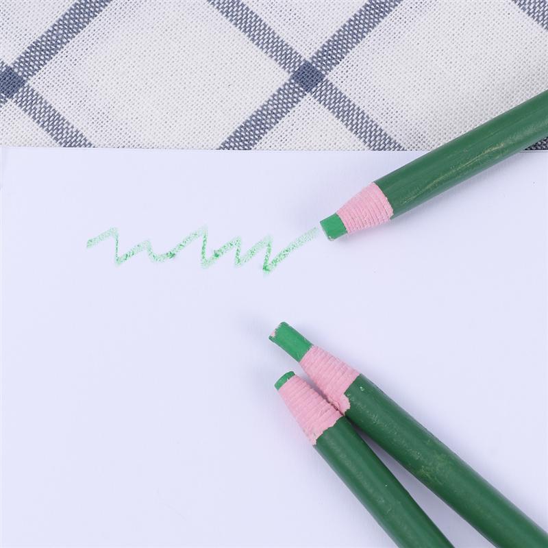 12 stücke schälen-aus Wachs Stift Einfach zu Entfernen Marker für Keramik Glas Tuch Metall Holz Leder Malerei Lieferungen schälen-aus Fett Bleistift
