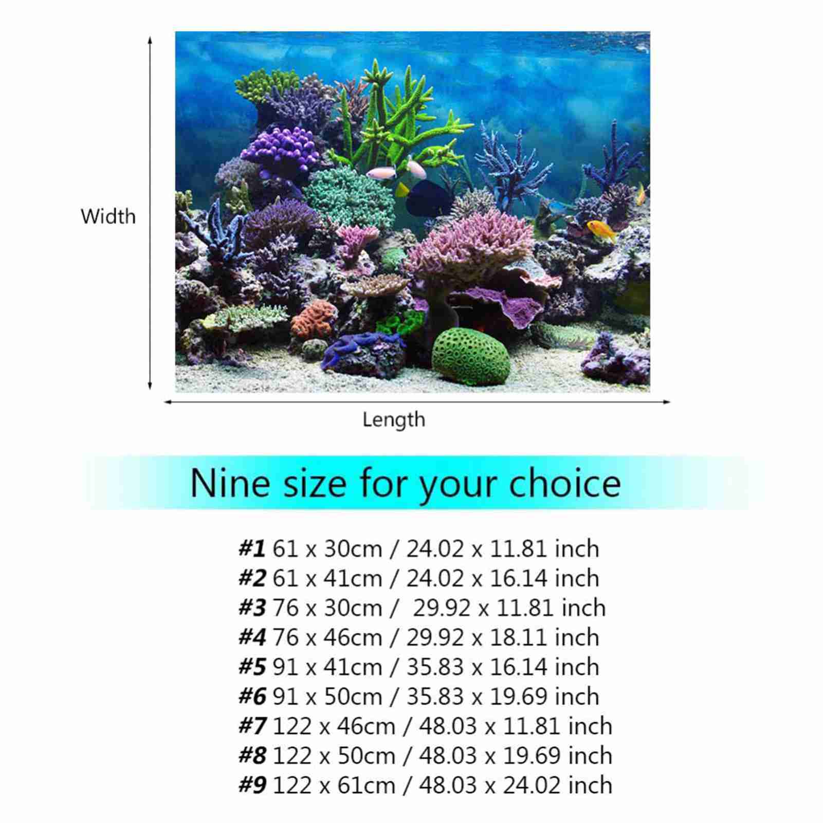 3d Aquarium Landschap Poster Regenwoud Behang Aquarium Achtergrond Decoratie Pvc Zelfklevende Achtergrond Hd Sticker