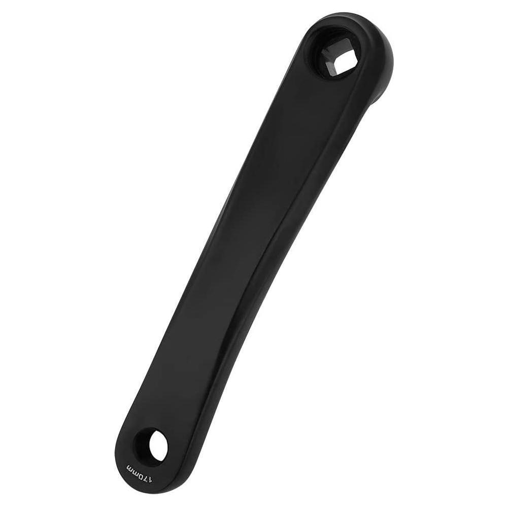 Manivela para bicicleta de montaña, brazo de 170mm, pedal cuadrado, manivela cónica, lado izquierdo de aluminio para bicicleta de montaña, pedal de eje de 14mm para exteriores