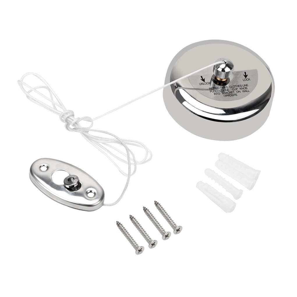 Clothes Drying Rack Rope Home Storage Stainless Steel Retractable Clotheslines Clothes Dryer Organiser Laundry Hanger