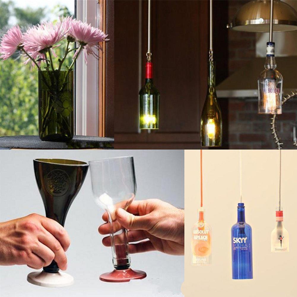 Glass Cutter Glass Bottle Cutter Cutting Tool Square and Round Wine Beer Glass Sculptures Cutter for DIY Glass Cutting Machine