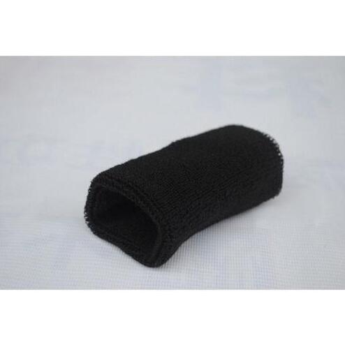 15cm Cotton Unisex Sport Sweatband Wristband Wrist Protector Running Badminton Basketball Brace Terry Cloth Sweat Wrist Support: Black