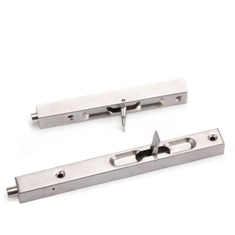 Roestvrij Staal Verlengen Deurslot Double Deur Onzichtbare Bout Dubbele Deur Opening Vierkante Klink Home Security Lock