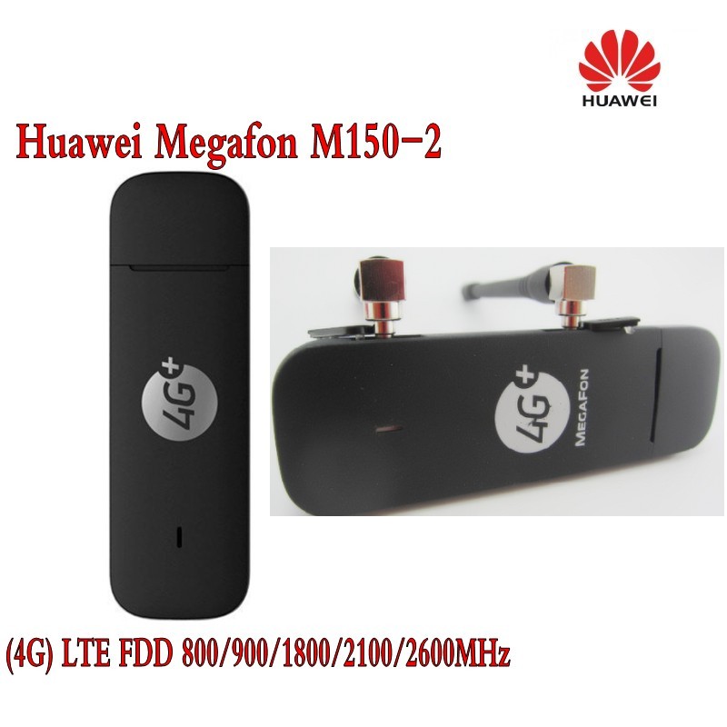 Unlocked Huawei E3372 M150-2 150 Mbps 4G FDD 800/900/1800/2100/2600 MHz USB draadloze Modem 3G Mobiele Breedband PK E3276s-150