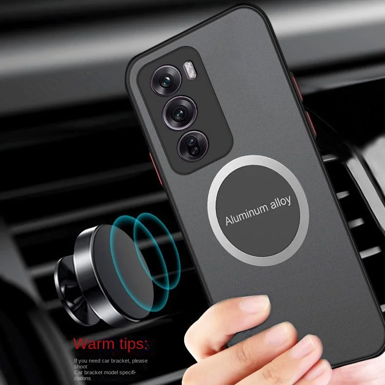 Voor OPPO Reno 12 Pro Case Hard PC Transparant Matte Magnetische Beschermende Cover Case Voor OPPO Reno 12 12 Pro volledige Cover Shell