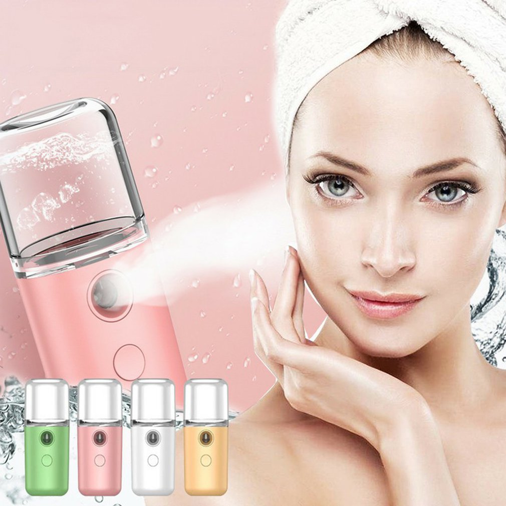 Humidifier Vaporizer Portable Diffuser Water Alcohol Sanitizer Oil Rechargeable Easy to Carry Summer Water Supply Beauty