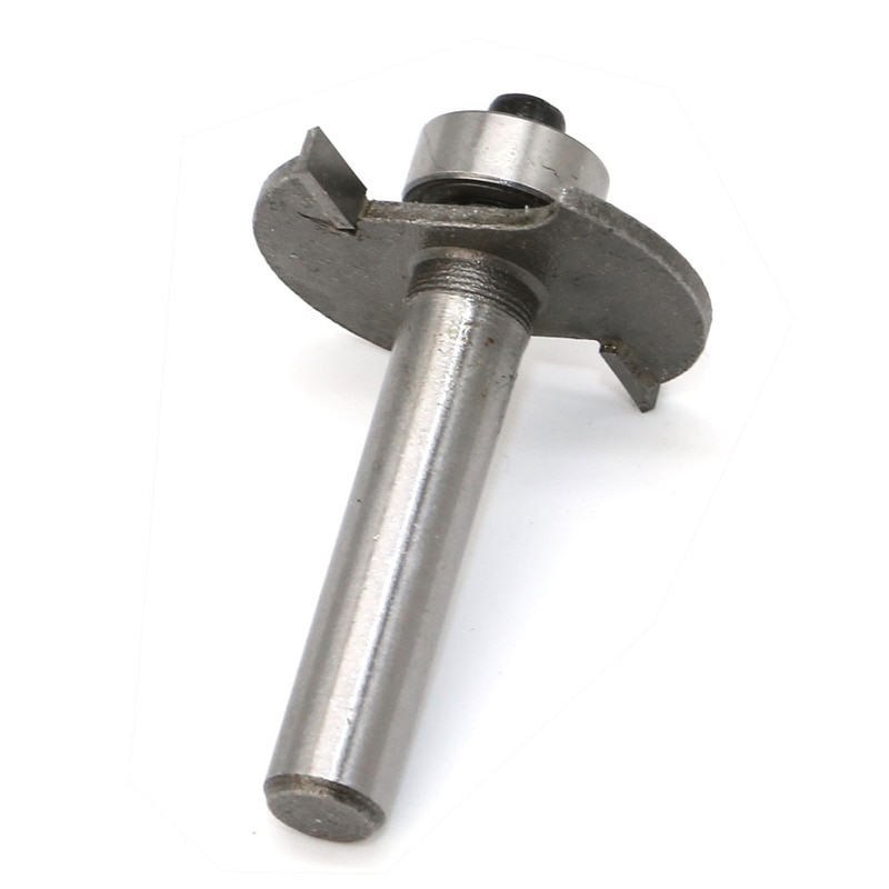 1 Pcs 8mm Schacht T-Track T-Slot Hout Frezen Houtbewerking Frees Tool Straight Edge blade Router Bit Voor Hout 8*3