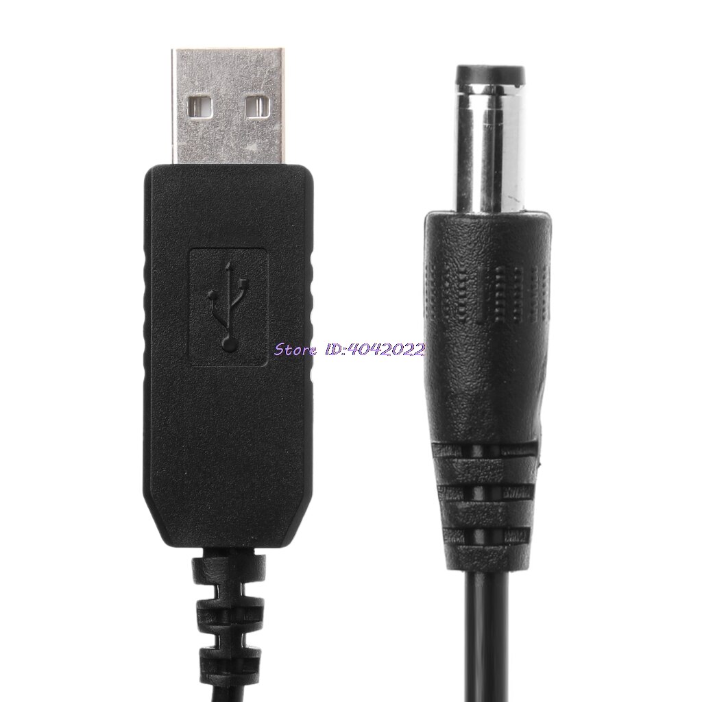 Usb 5v to 8.4v strømforsyningskabel til cykel-ledet hovedlys 18650 batteripakke