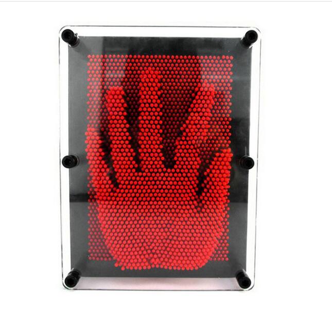 3D Clone Modellering Pin Art Drie-Dimensionale Kleur Relief Pin Baby Krijgt Gezicht Hand Model 3D Clone Pin Art plastic Speelgoed Leuk Spel