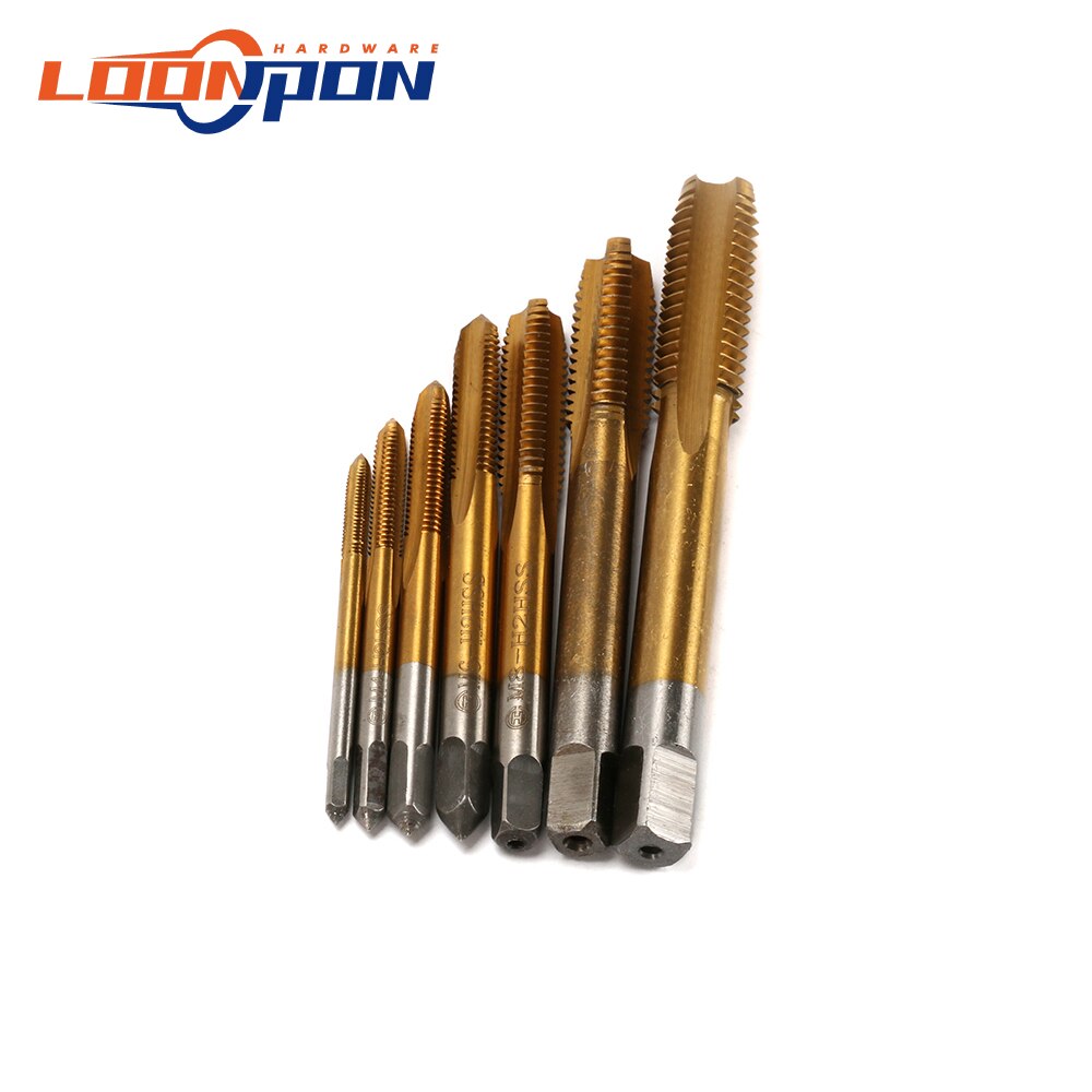 Jeu De 8 Filières HSSG DIN 223B Exact 70418 Métrique M3, M4