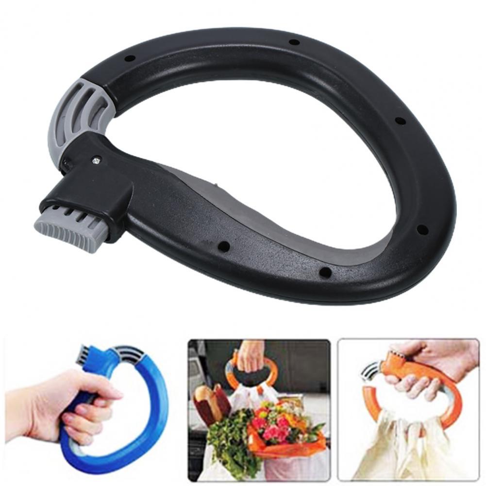 D Shaped Bag Grip Kitchen Gadget Bag Carry Handle Anti-slip Free Hands Opening and Closing Type Bag Clips