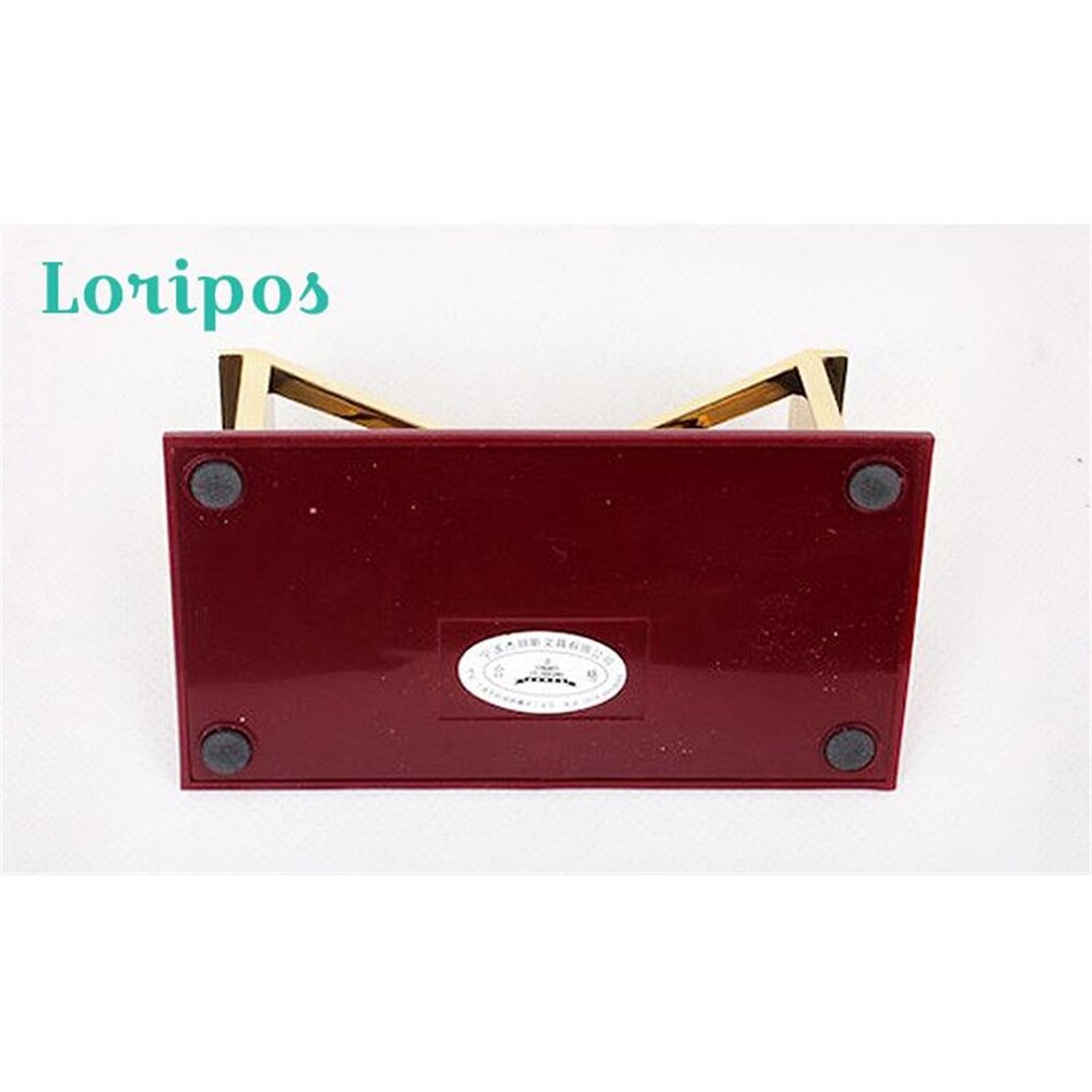 Business Card Holder Box Gorgeous Copper Plating Office Plastic Name Card Holder For Table Setting Desk Storage Case