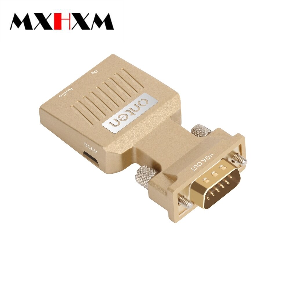 Mxhxm vídeo conector vga para hdmi com áudio vga p... – Grandado