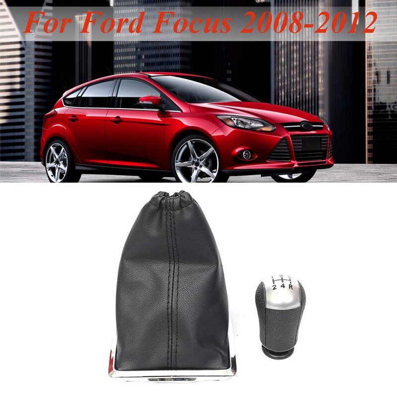 5 Speed Pookknop Staafhendel Gaitor Gaiter Boot Cover Voor Fo Rd Foc Us 2005