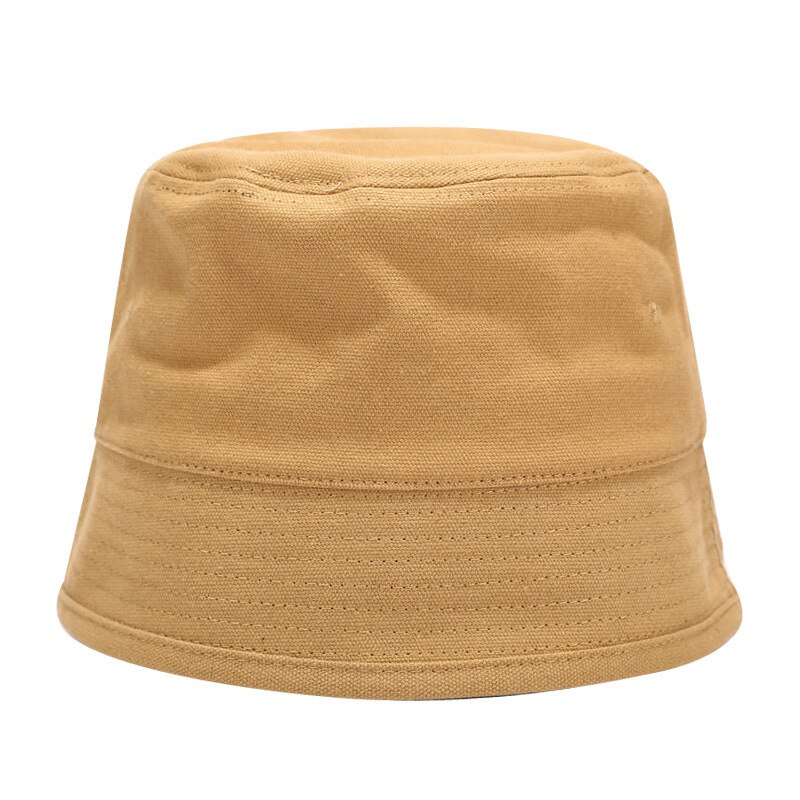 Effen Kleur Retro Emmer Hoed Bekken Hoed Mannen En Vrouwen Straat Trend Puur Katoen Visser Hoed Zon Voorkomen hoeden