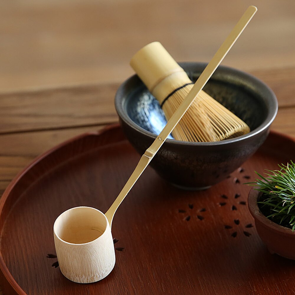 Japanese Matcha Tools Stirring Brush Tea Spoon Mini Tea Storage Box Natural Bamboo Tea Accessories For Home Teahouse