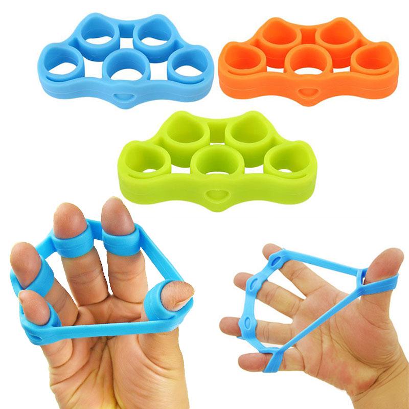 Fitness Silicone Finger Gripper Strength Trainer Finger Stretcher Expander Exercise For Elders Students Athletes Muscle Training