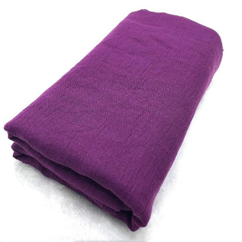 Pasgeboren Fotografie Props Zuigeling Kostuum Outfit 180Cm Lange Katoenen Zachte Foto Wrap Bijpassende Baby Foto Props Fotografia: 13 dark purple