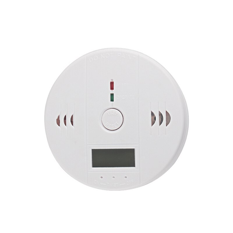 Portable CO Detector Alarm LCD Security Gas Monitor Carbon Monoxide Detectors Battery Powered JLRL88