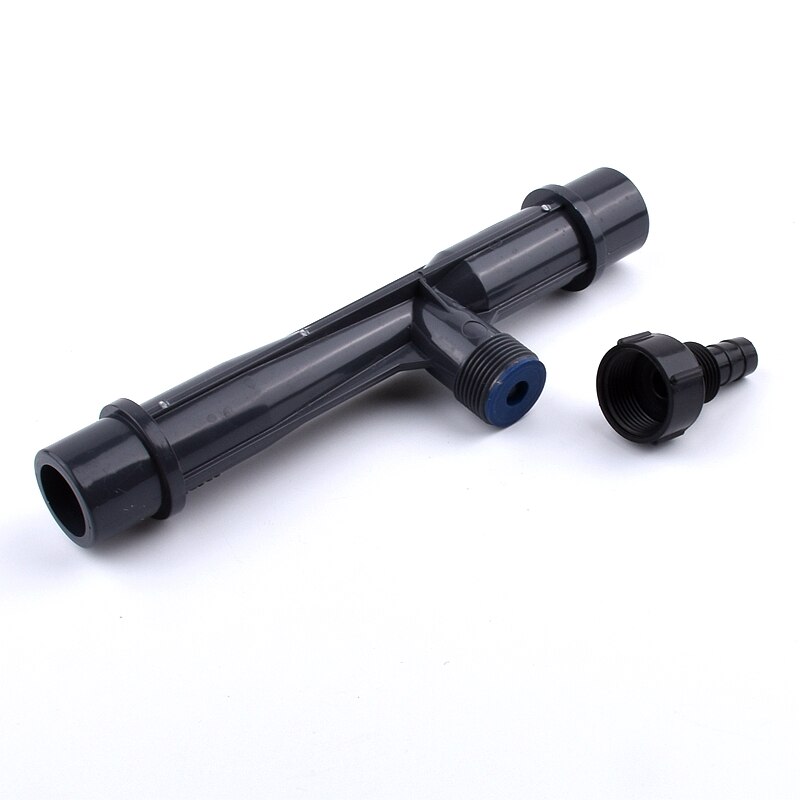 ID 20~63mm And 1/4''~2'' Inch UPVC Venturi Pipe Mixer Aquarium Fish Tank PVC Gas Liquid Mixer Irrigation Fertilizer Accessories