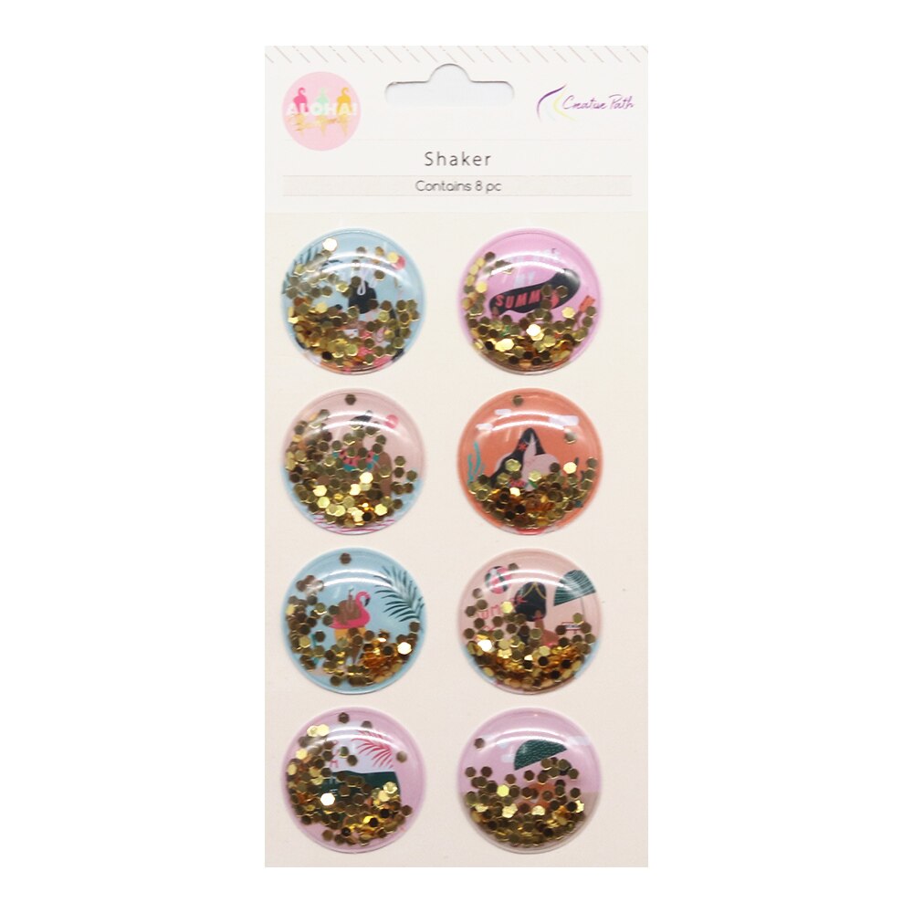 Polku paljetti shaker tarrat koristeet tee itse askartelu scrapbooking korttien teko päiväkirjakoristeet