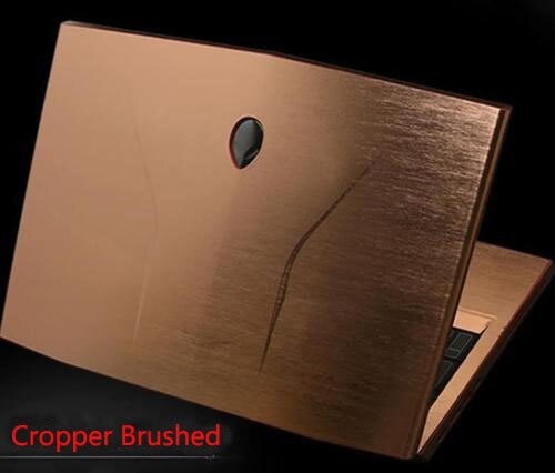 Laptop Skin for DELL XPS 13 9365 - Carbon Fiber PU Leather Sticker - Waterproof: Copper Brushed