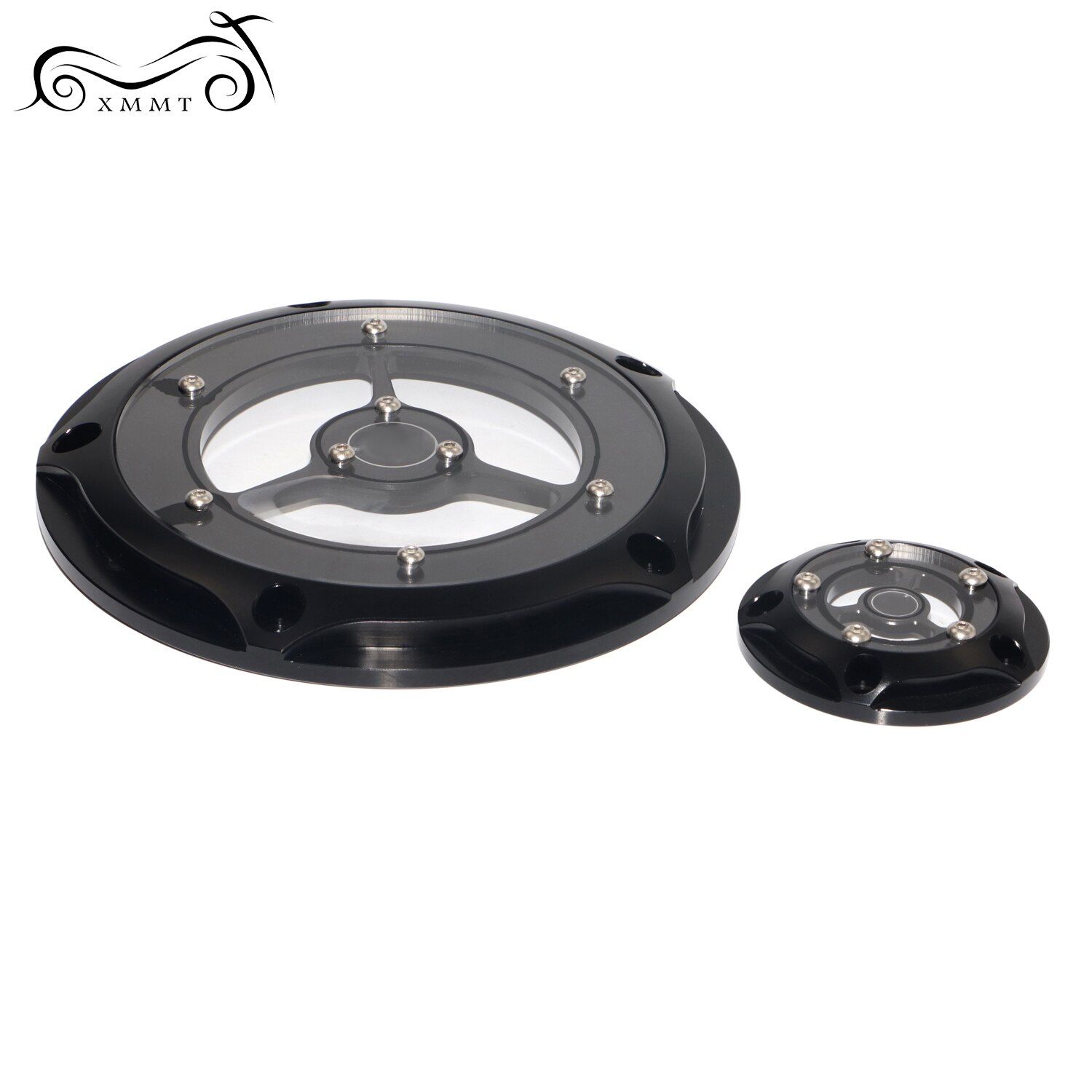 Motorcycle CNC Derby Cover Timing Timer Covers 5 holes Black Chrome Aluminum Set For Harley Electra Road Glide Road King