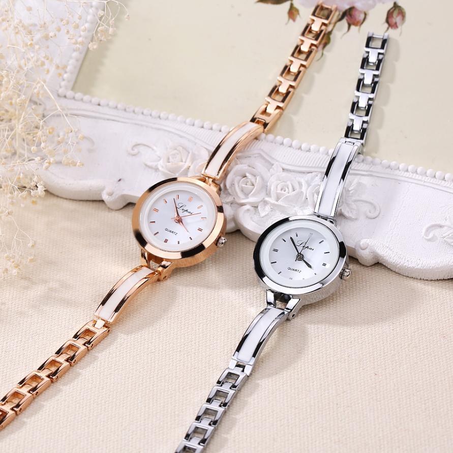 vrouwen Elegante Armband Quartz Horloge Goud Zilver Vrouwen Jurk Horloges Armband Dameshorloge relojes mujer Meisje Horloge