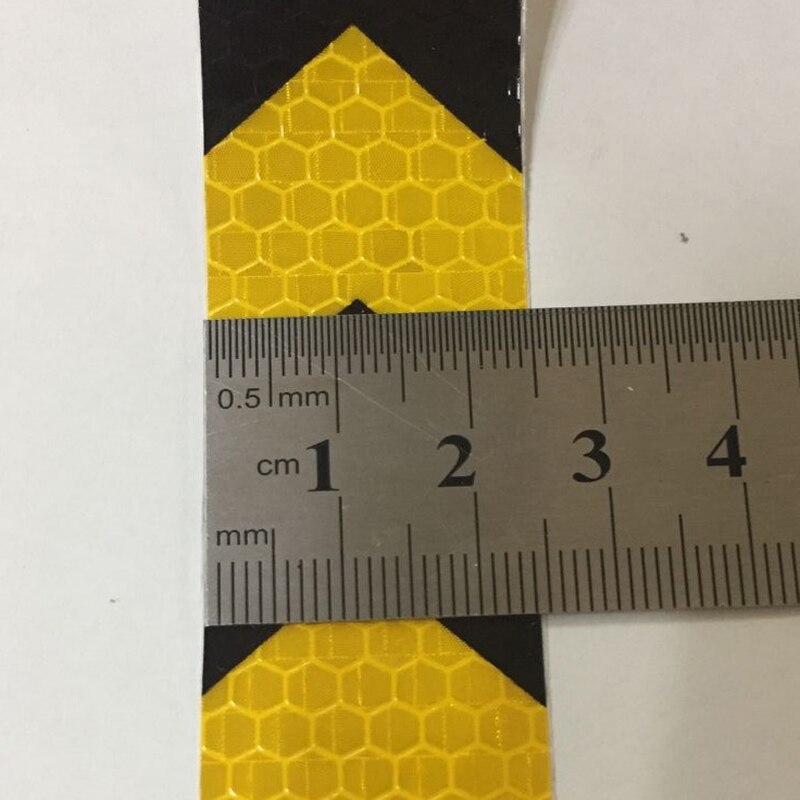 25mm x 50m Reflektierende Warnband mit Pfeil Druck für Auto Fahrrad