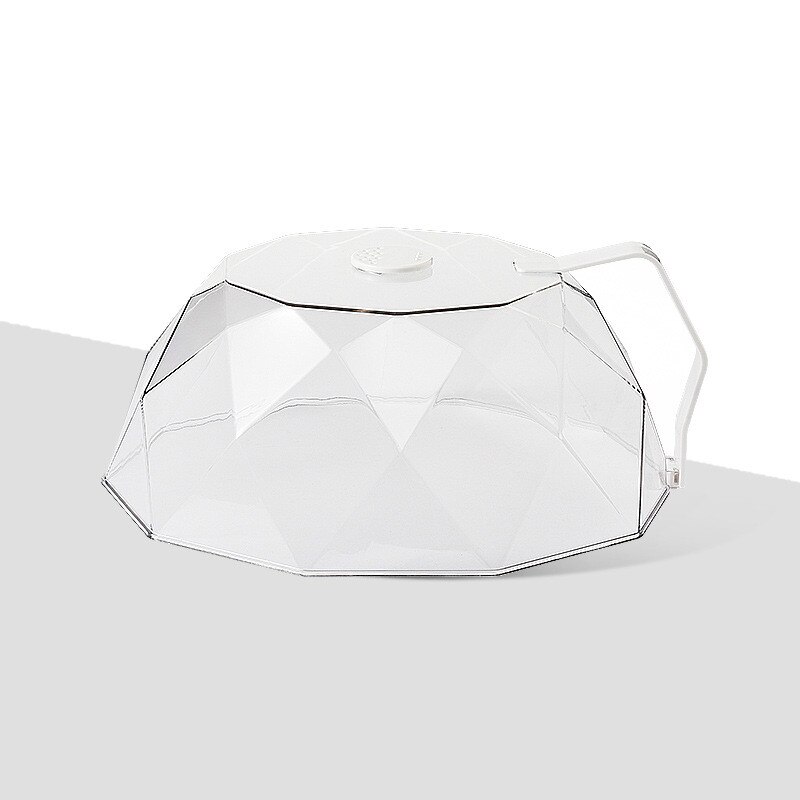 Cubierta de aislamiento térmico para microondas, accesorio de cocina a prueba de polvo y aceite, cubierta especial para microondas, novedad: Blanco