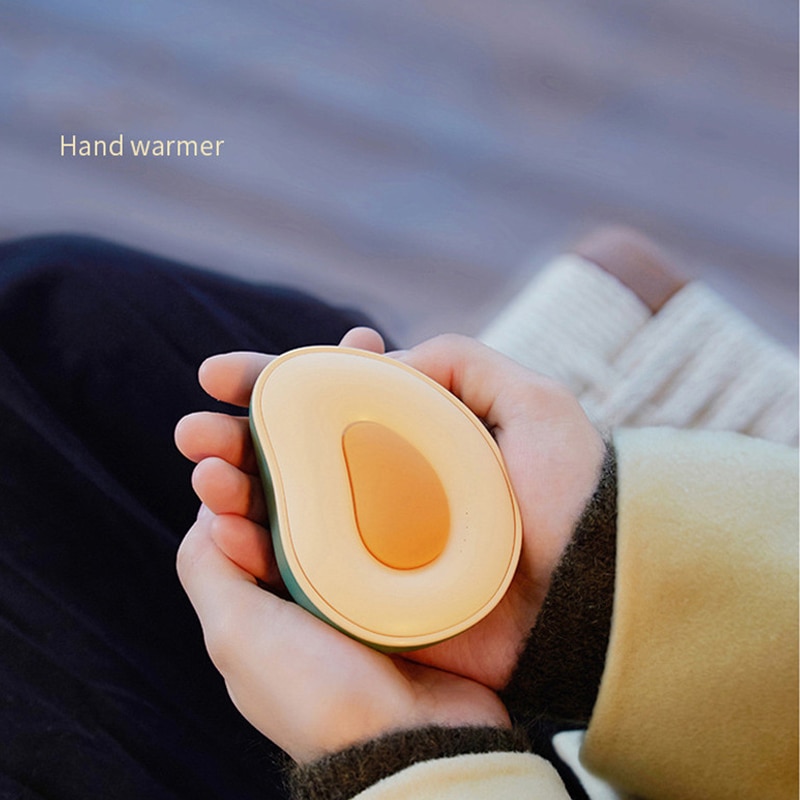 Avocado Hand Warmer for the year to girlfriend handy hand warmers rechargeable power bank cutewinter mini heater