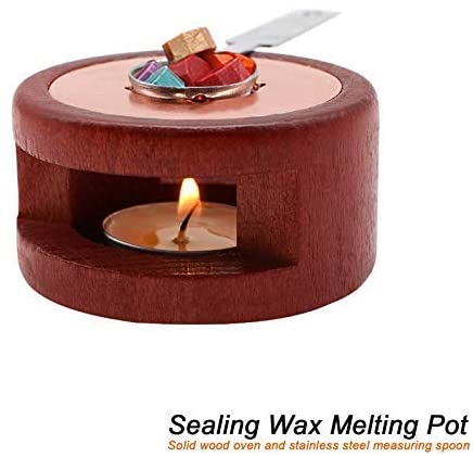 Uszczelnienie podgrzewacz robić wosku, pieczęć woskowa zestaw z świeca piec robić wytapiania łyżka robić lania wosku podgrzewacze