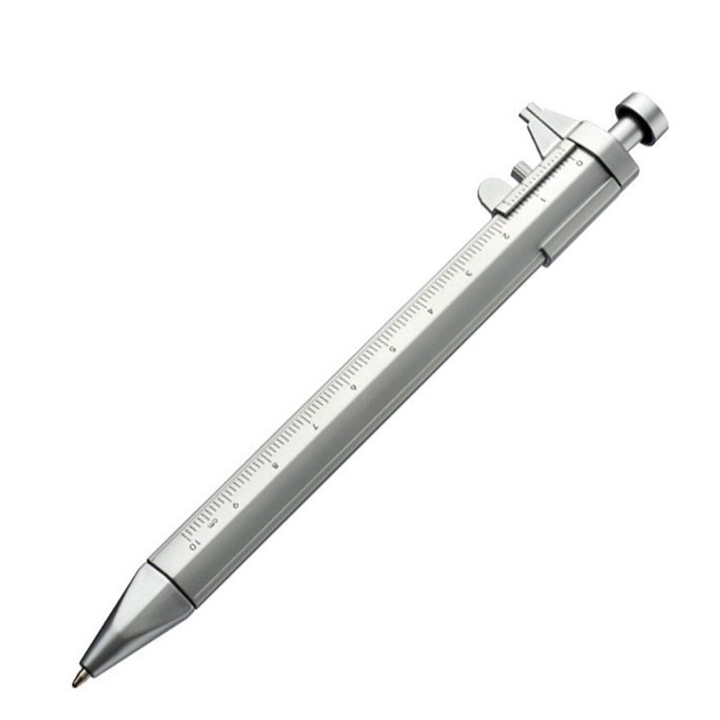 Bolígrafo de tinta de Gel multifunción, calibrador Vernier, bolígrafo de papelería, punta de bola, 0,5mm,