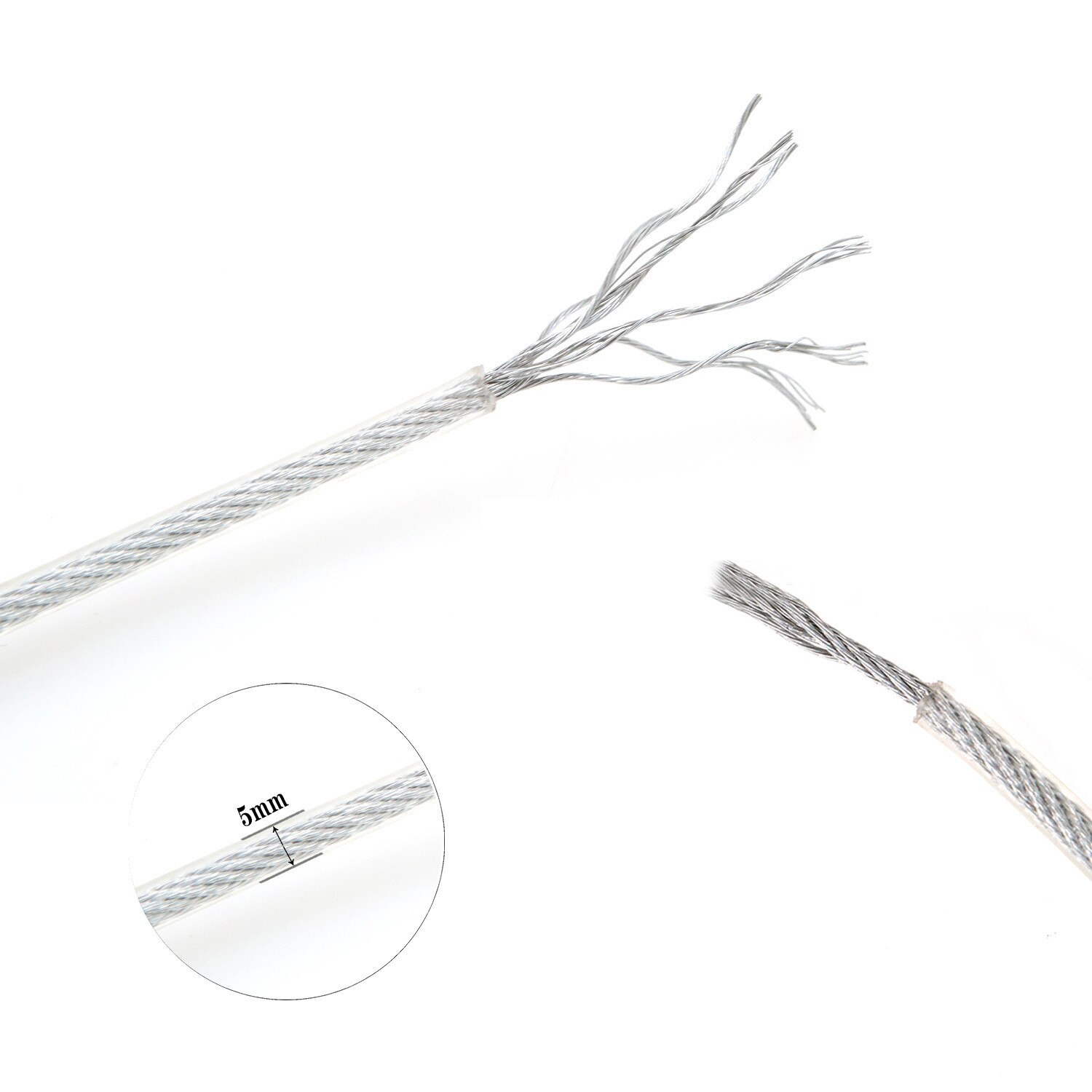 Steel Basics Tie-Out Cable and Fixed Pile Sets for Dogs Outdoor Thick Steel Wire Rope Belt for Large Dogs Training Chain Leashes